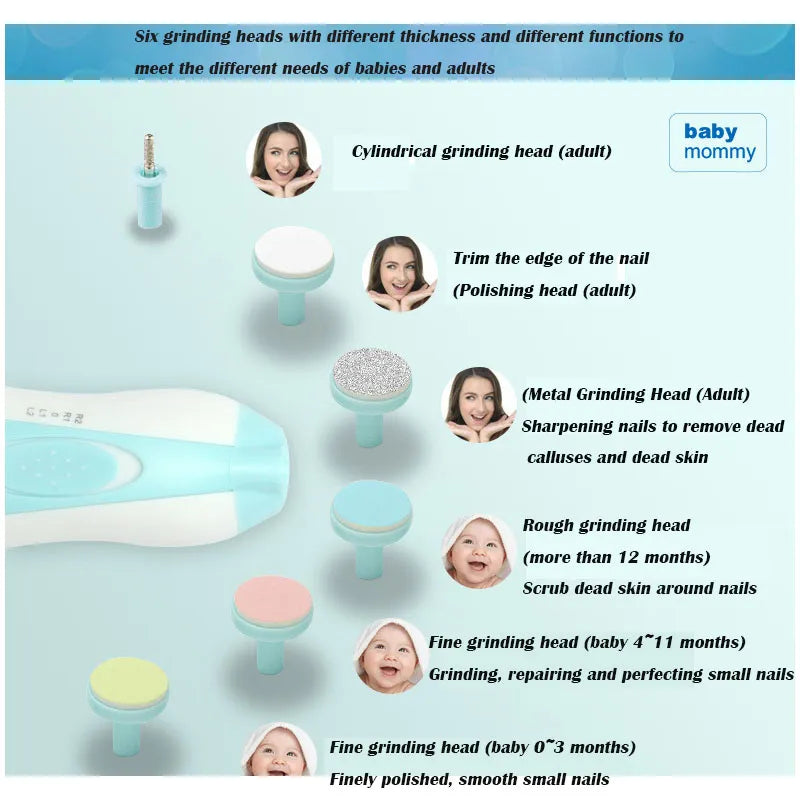 Electric Baby Nail Safe Trimmer
