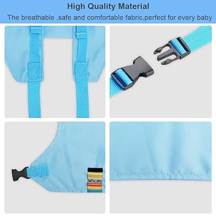 Baby dining chair safety belt